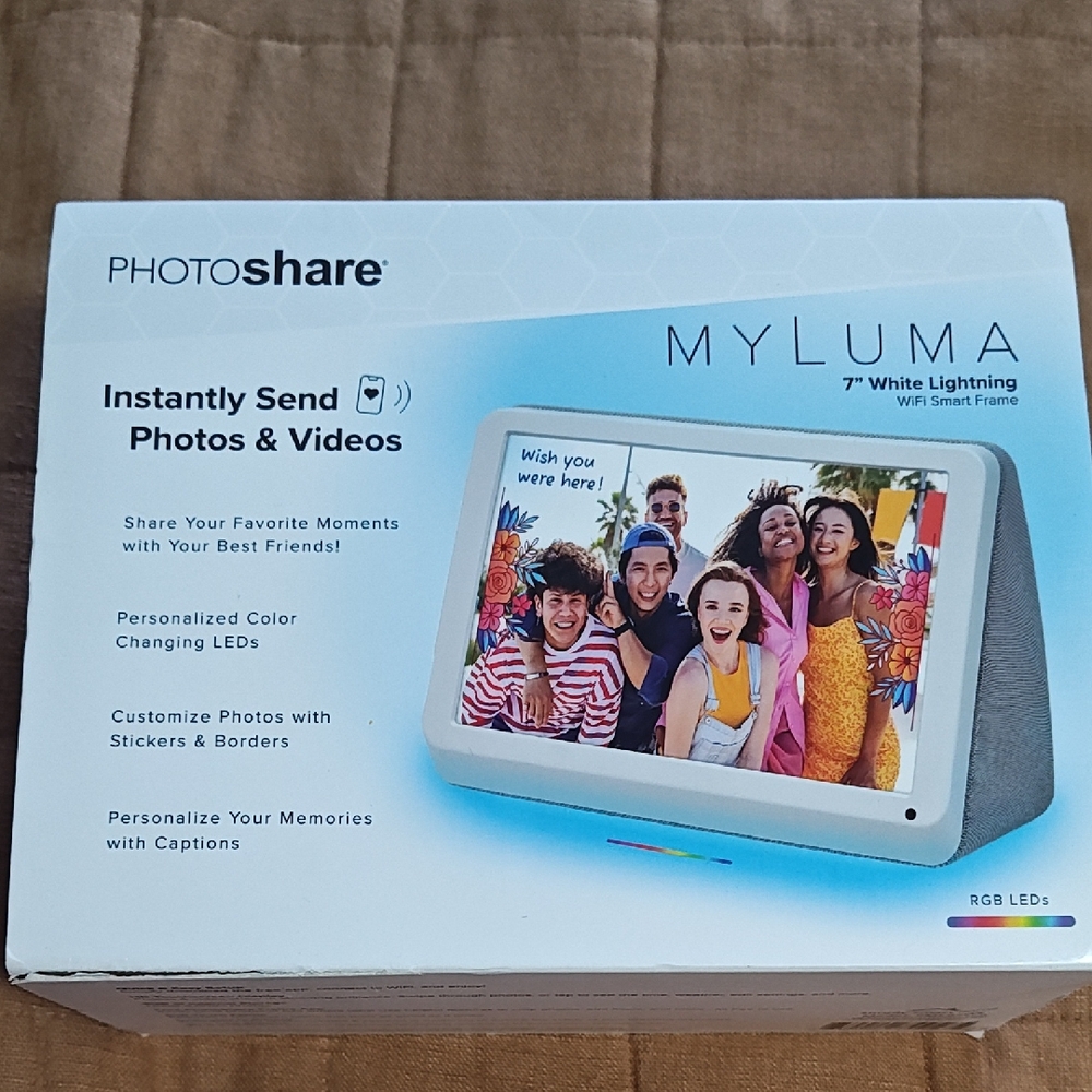 New Open Box MyLuma Photoshare